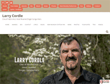 Tablet Screenshot of larrycordle.com